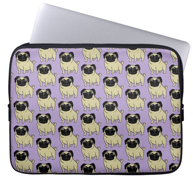 Funda Para Portátil Pugs (Frente)