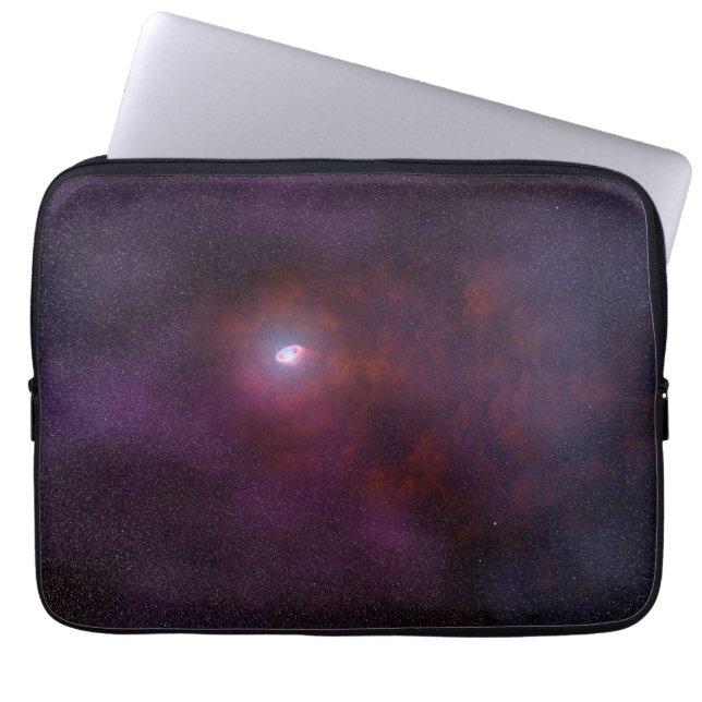 Funda Para Portátil Pulsar Viento De Una Estrella De Neutrón. (Frente)