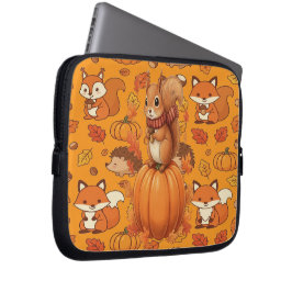 Funda Para Portátil Pumpkin Autumn and The Squirrel