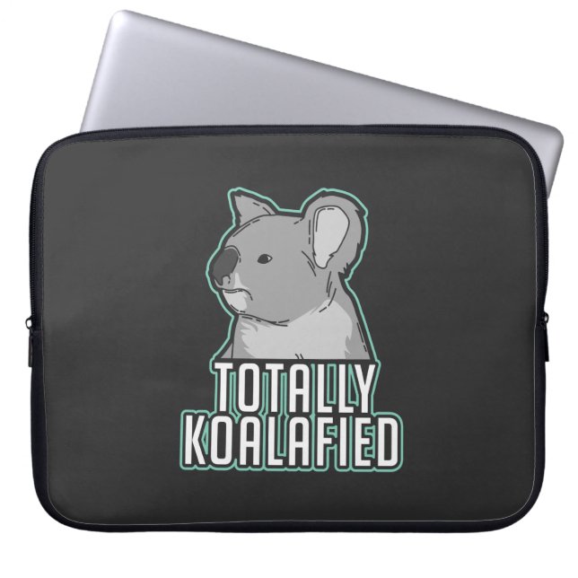 Funda Para Portátil Pun - Totalmente Koalafied (Frente)