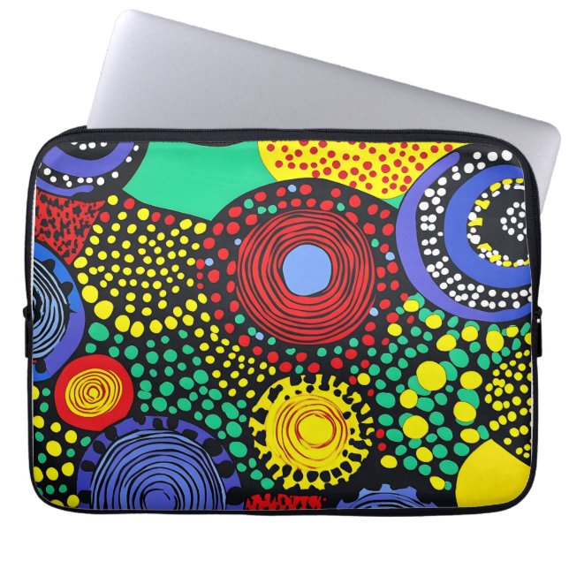 Funda Para Portátil Punto abstracto art. 3 (Frente)