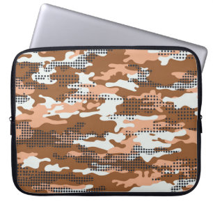Funda Para Portátil Punto de Polka del Camuflaje: Resumen Sin Maravill