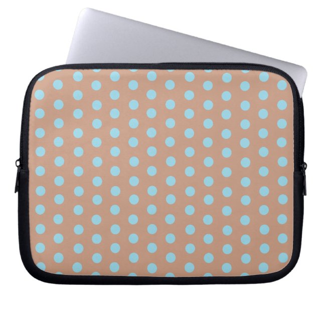 Funda Para Portátil Punto Polka (Frente)