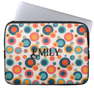 Funda Para Portátil Puntos abstractos coloridos