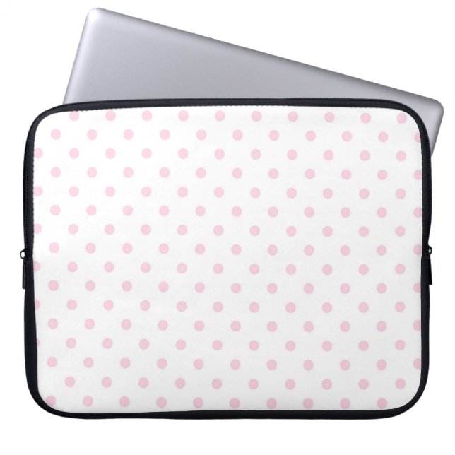 Funda Para Portátil Puntos de Polka (Frente)
