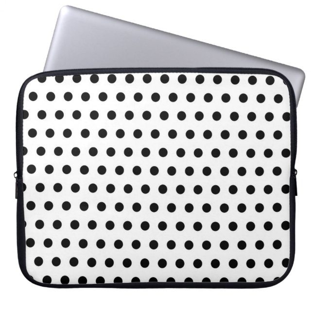 Funda Para Portátil Puntos de Polka (Frente)