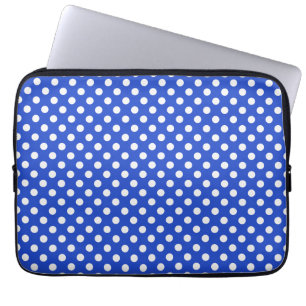 Funda Para Portátil Puntos de Polka Royal Blue Combination de STaylor