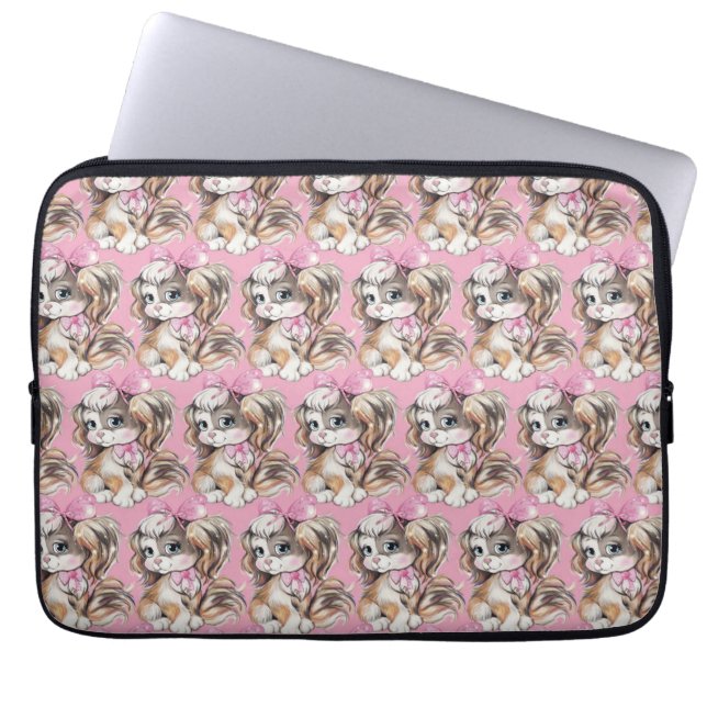 Funda Para Portátil Puppy Laptop Sleeve (Frente)