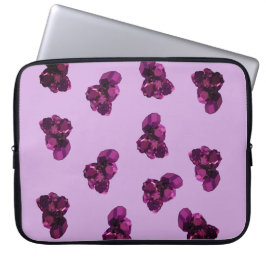 Funda Para Portátil Purp;e Amethysts Neoprene Laptop Sleeve 15"