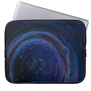 Funda Para Portátil Purple and maroon abstract painting