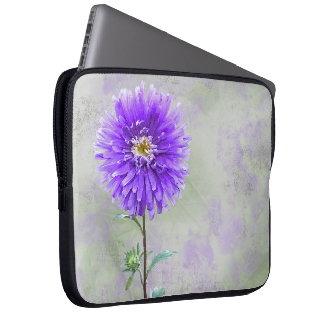 Funda Para Portátil Purple Dahlia (Anverso derecho)