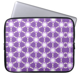 Funda Para Portátil Purple geometric design laptop bag