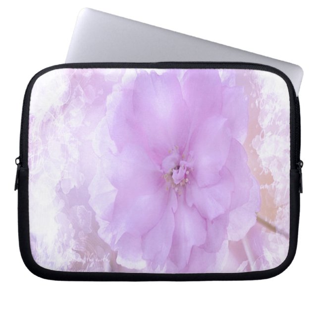 Funda Para Portátil Purple Pansy (Frente)