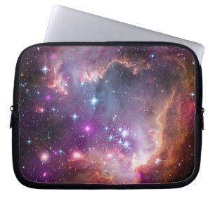 Funda Para Portátil Púrpura del espacio ultraterrestre galáctico