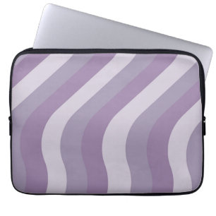 Funda Para Portátil Púrpura Liquida Swirl Flow Groovy Stripe Y2K Patte