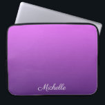 Funda Para Portátil Púrpura personalizado<br><div class="desc">Púrpura personalizado</div>