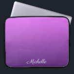 Funda Para Portátil Púrpura personalizado<br><div class="desc">Púrpura personalizado</div>