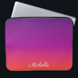 Funda Para Portátil Púrpura, rosa y gradiente naranja<br><div class="desc">Púrpura,  rosa y gradiente naranja</div>
