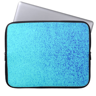 Funda Para Portátil Purpurina brillante del reflejo de la chispa azul