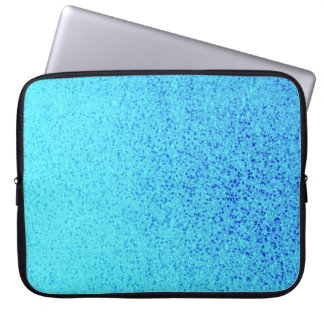 Funda Para Portátil Purpurina brillante del reflejo de la chispa azul
