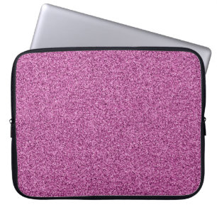Funda Para Portátil Purpurina de imitación rosa