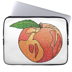Funda Para Portátil Purpurina Peach