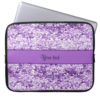 Funda Para Portátil Purpurina púrpura brillante