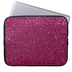 Funda Para Portátil Purpurina rosado