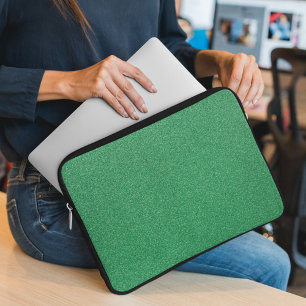 Funda Para Portátil Purpurina verde, espárrago, fondo Purpurina