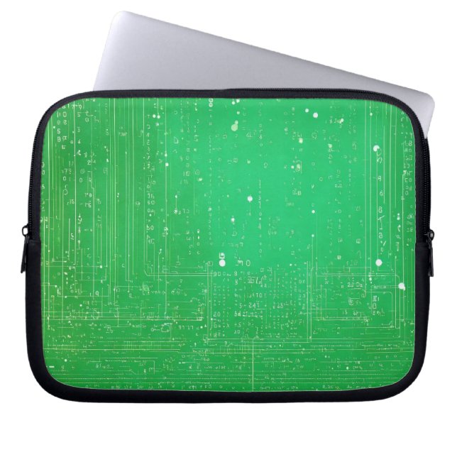 Funda Para Portátil ¿Qué tal "MintGlow: Light Green Laptop Funda"? (Frente)