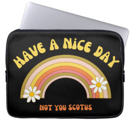 Funda Para Portátil Que tengas un buen día, no tu estilo retro escocés