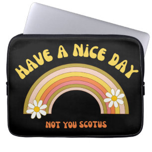 Funda Para Portátil Que tengas un buen día, no tu estilo retro escocés