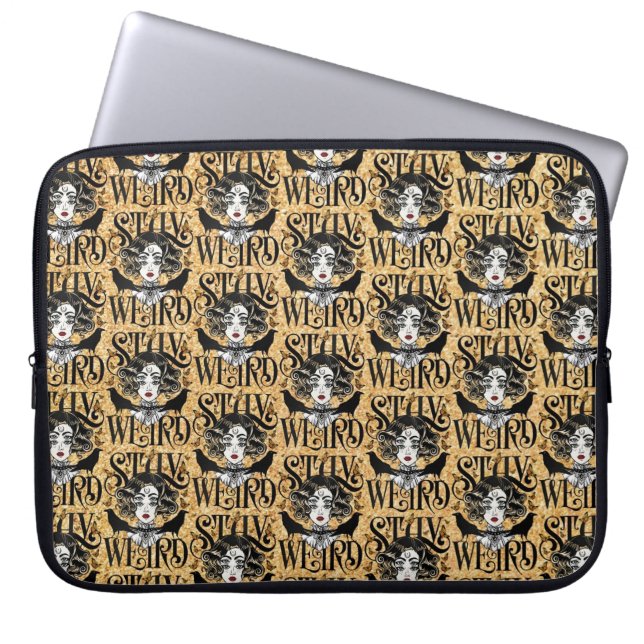 Funda Para Portátil Quédate Extraño (Frente)