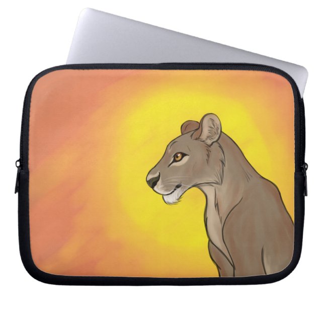 Funda Para Portátil Queen Lioness (Frente)