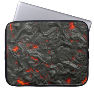 Funda Para Portátil Quema de lava caliente volcánica de roca
