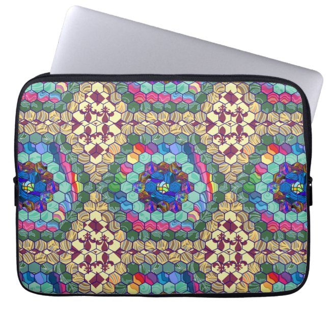 Funda Para Portátil Quilt casero (Frente)