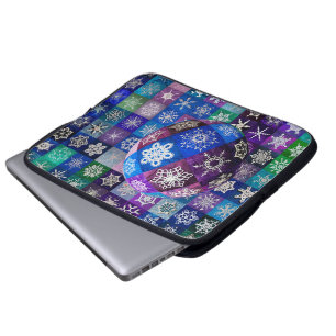 Funda Para Portátil Quilt de temperatura del copo de nieve Snowcatcher