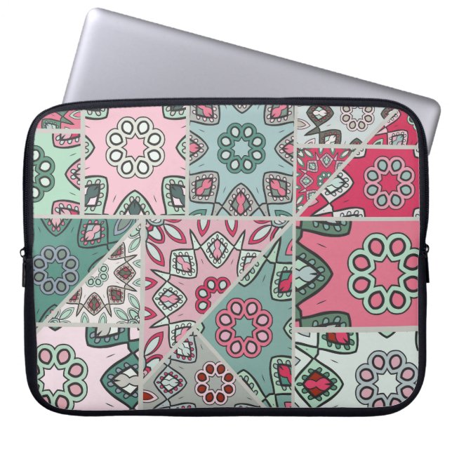 Funda Para Portátil Quilt Vintage (Frente)