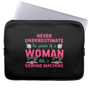 Funda Para Portátil Quilter The Power Of A Woman With A Sewing Machine