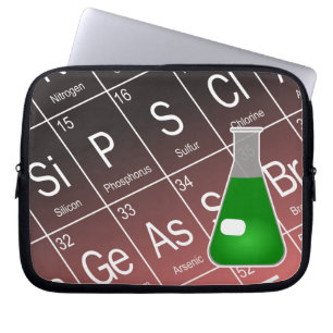 Funda Para Portátil Química del matraz verde erlenmeyer (cónico)