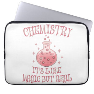 Funda Para Portátil Química - Es como la magia pero la ciencia diverti