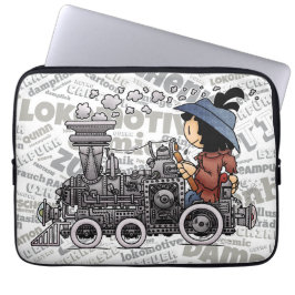 Funda Para Portátil Quinns Dampf-Lokomotive