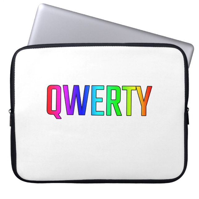 FUNDA PARA PORTÁTIL QWERTY (Frente)