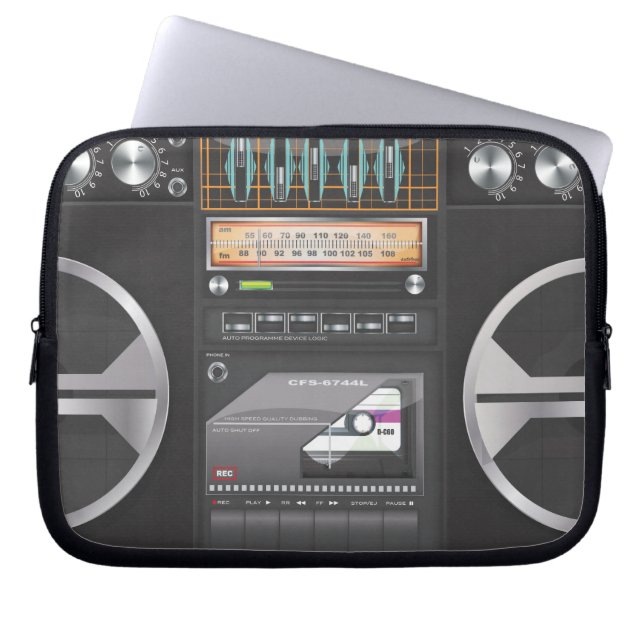 Funda Para Portátil Radiograbadora Ghetto Blaster (Frente)