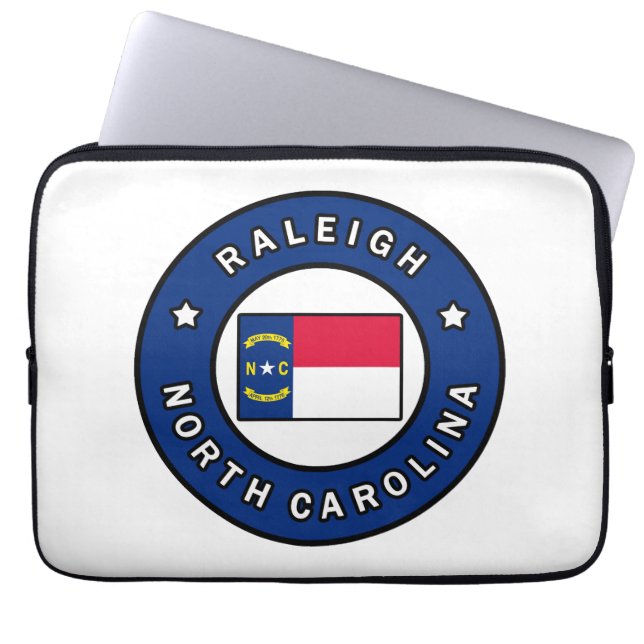 Funda Para Portátil Raleigh Carolina del Norte (Frente)