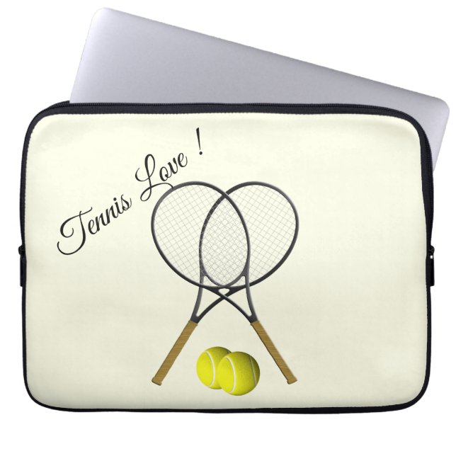 Funda Para Portátil Ramas de tenis (Frente)
