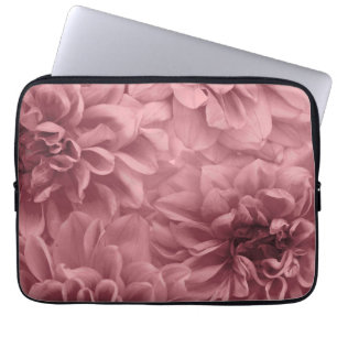 Funda Para Portátil Ramo de Dahlias Lila Claro Floral