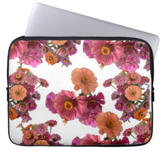 Funda Para Portátil Ramo de flores Zinnia Maureen Girard Colorido