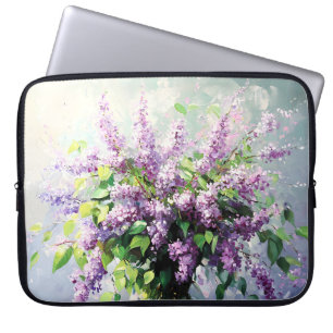 Funda Para Portátil Ramo de Lila en Flor de Lavanda
