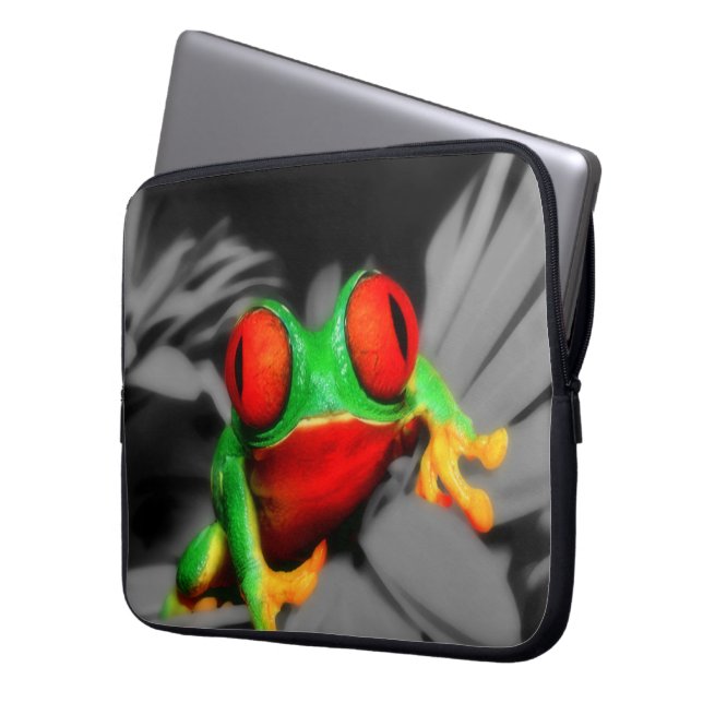 Funda Para Portátil Rana teñida (Anverso izquierdo)